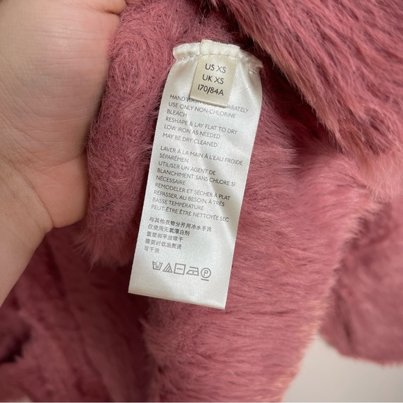 Free People Fuzzy Pink Cardigan - Picture 6 of 12